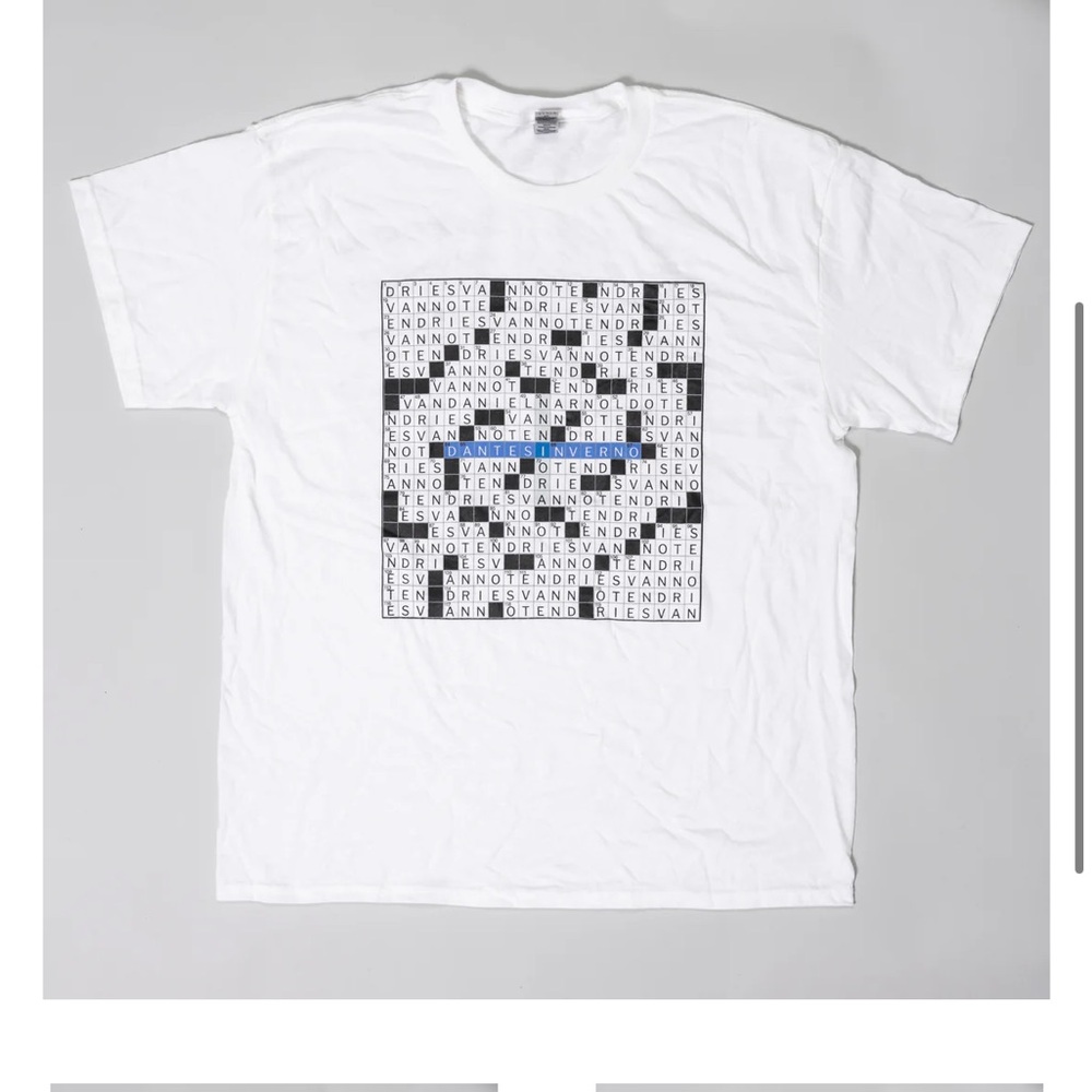 Dries Van Noten x Daniel Arnold White Graphic Tee Dante‘s Inferno